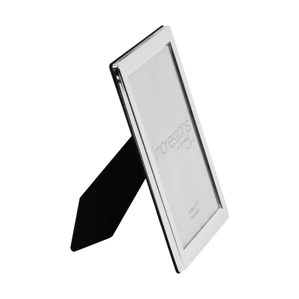 Impressions Silverplated Photo Frame Flat Edge - 5" x 7"