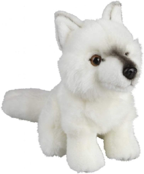 Ravensden Plush Arctic Wolf Sitting 18cm