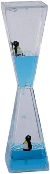 Ravensden Penguin Liquid Timer Desktop Toy 18cm