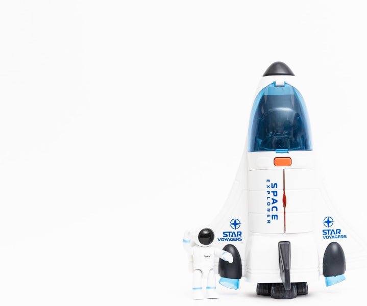 Kandy Toys Space Voyagers Shuttle Astronaut & Shuttle Set