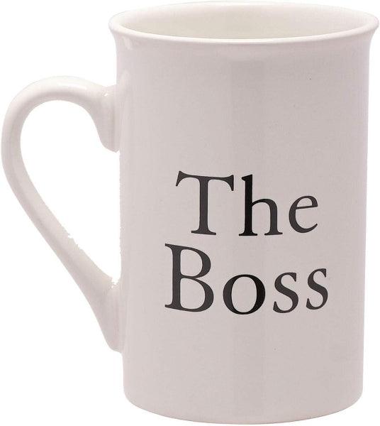 Amore The Boss and The Real Boss Pair of China Mugs