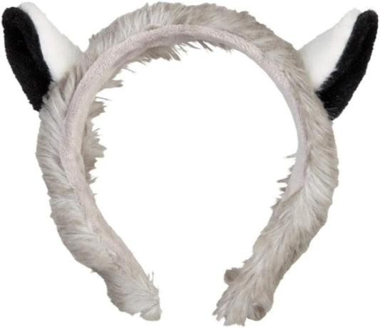 Ravensden Plush Lemur Headband With Ears