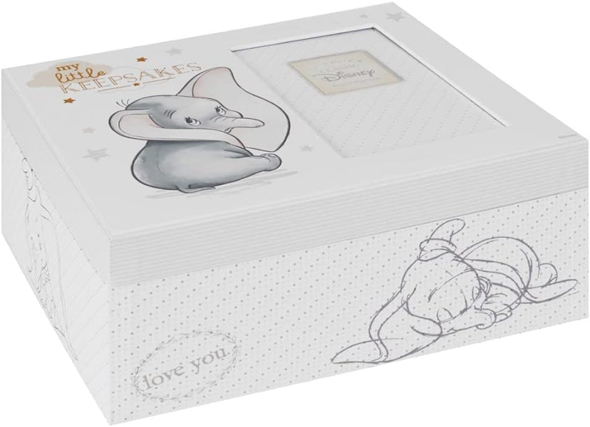 Memory box with Dumbo design on a white background