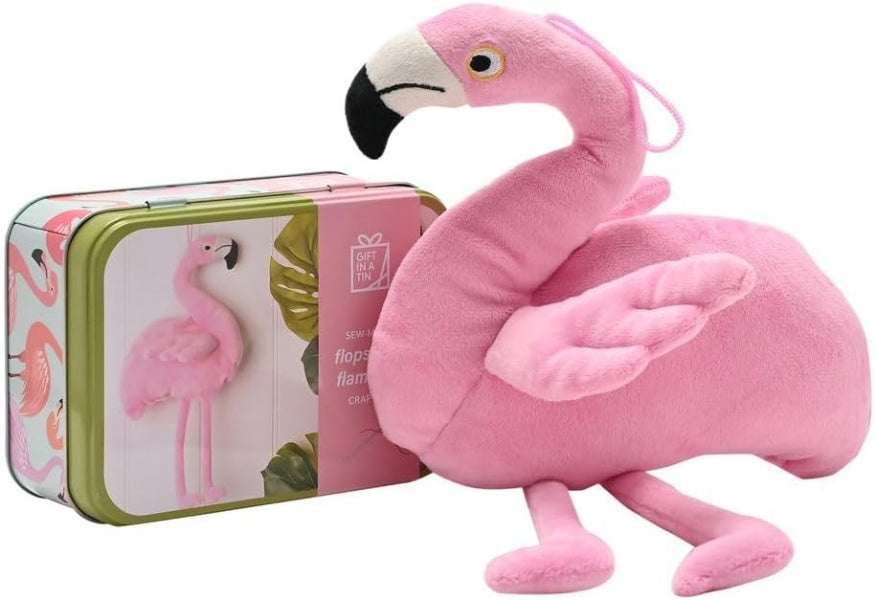 Apples to Pears Gift in A Tin Crafting Kit Sew-Me-up Flopsy The Flamingo