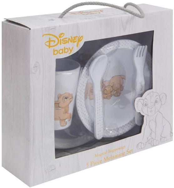 Disney baby melamine set packaging with lion design