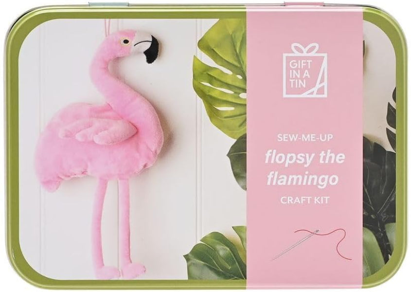 Apples to Pears Gift in A Tin Crafting Kit Sew-Me-up Flopsy The Flamingo