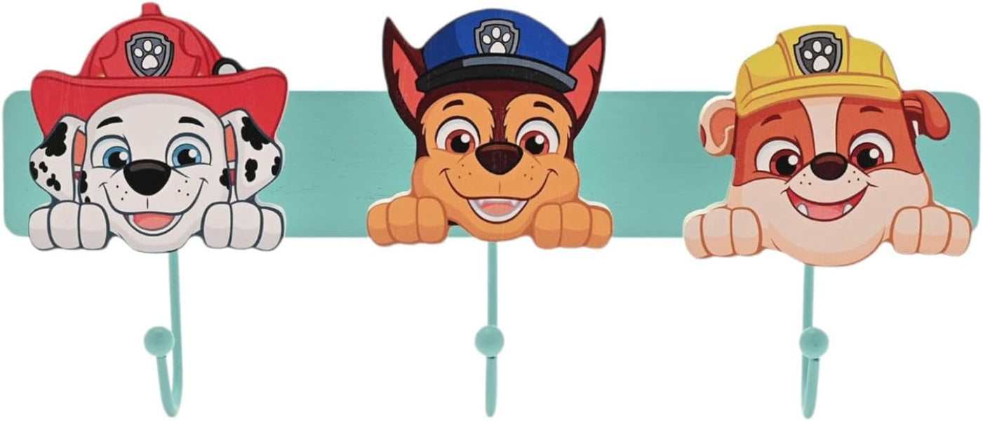 Paw Patrol Wooden Wall Hooks