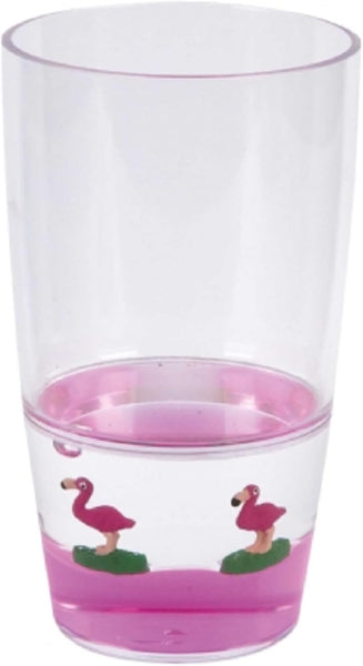 Ravensden Flamingo Aqua Tumbler 12cm