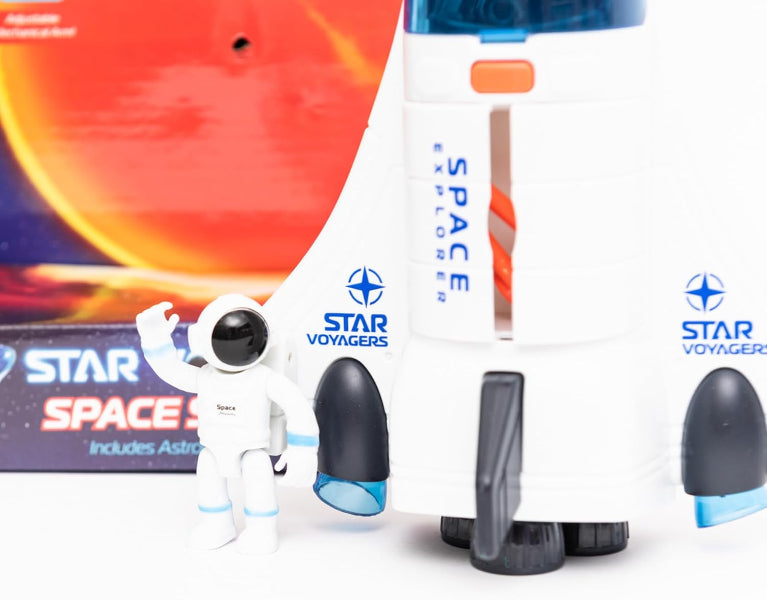 Kandy Toys Space Voyagers Shuttle Astronaut & Shuttle Set
