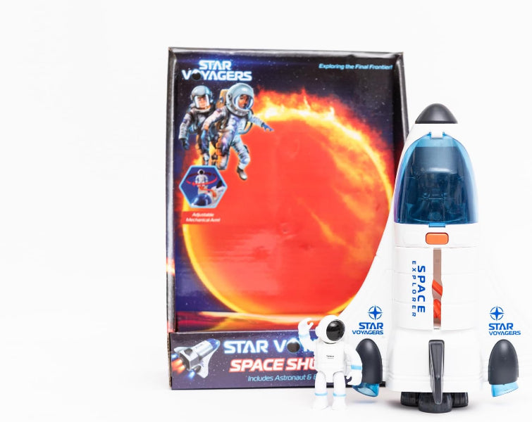 Kandy Toys Space Voyagers Shuttle Astronaut & Shuttle Set