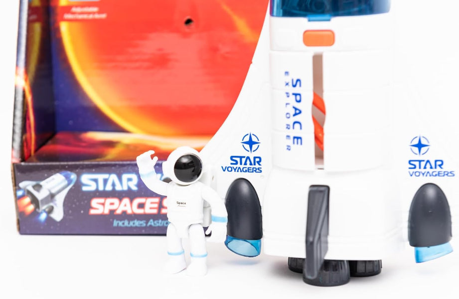 Kandy Toys Space Voyagers Shuttle Astronaut & Shuttle Set