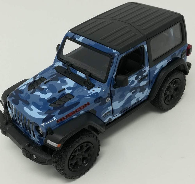 Kinsmart Pull Back Jeep Wrangler Camo 2018 - One Colour Sent at Random