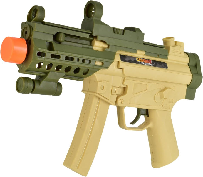 Kandy Toys Combat Mission Kids Toy Lights and Sounds Sub Machine Gun