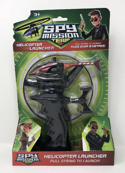 Spy Mission Helicopter Launcher Toy 1 Colour Sent at Random