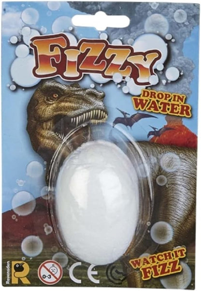 Ravensden Dinosaur Fizzy Egg (Reveals 1 random dinosaur figure inside!)