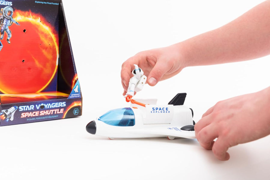 Kandy Toys Space Voyagers Shuttle Astronaut & Shuttle Set