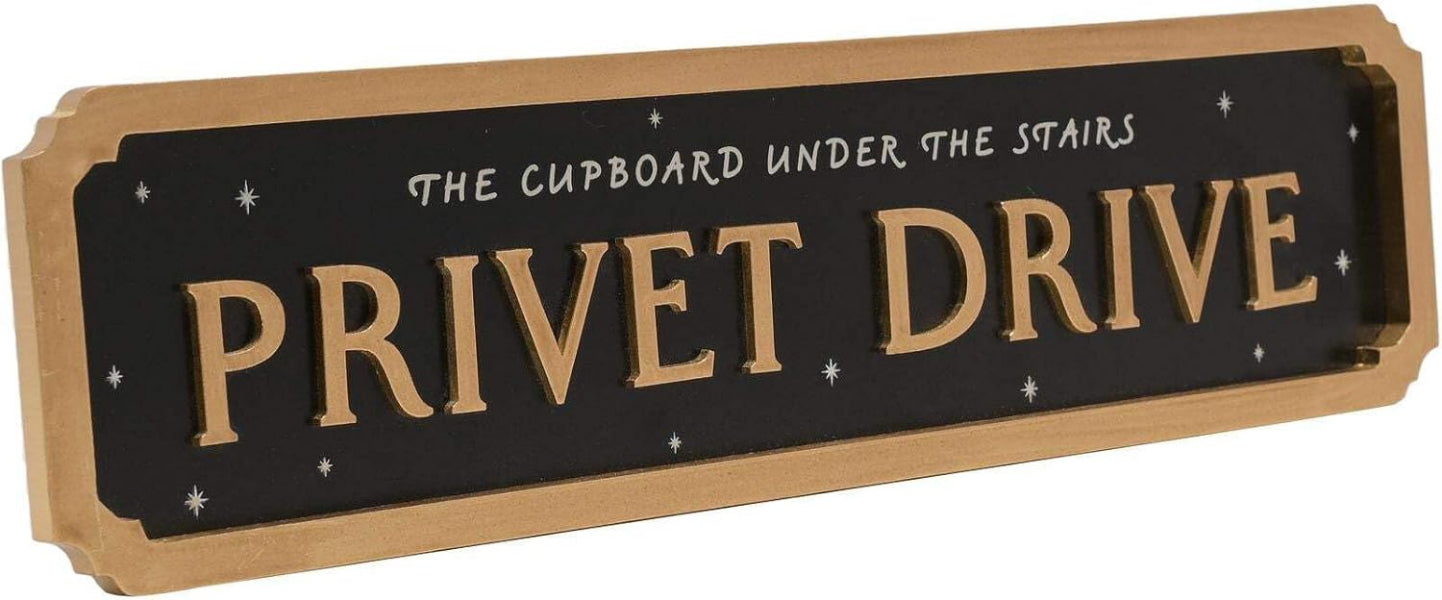 Harry Potter Alumni Black Metal Street Sign - Privet Drive