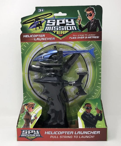 Spy Mission Helicopter Launcher Toy 1 Colour Sent at Random