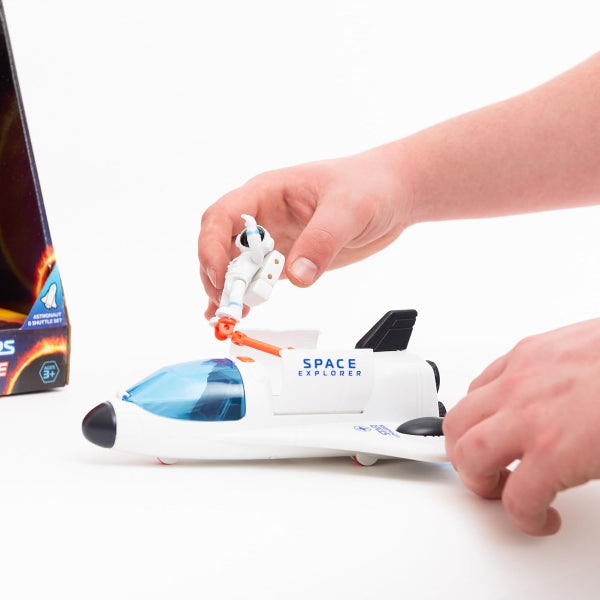 Kandy Toys Space Voyagers Shuttle Astronaut & Shuttle Set