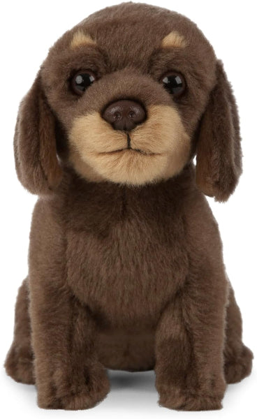 Living Nature Plush Sausage Dog Dachshund Puppy Soft Toy, 16cm