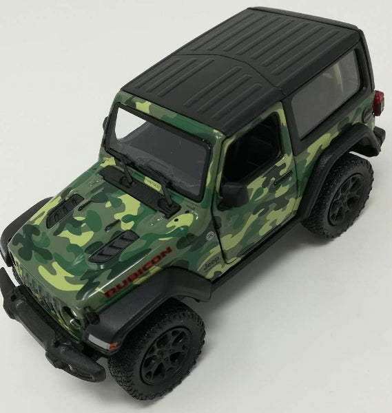 Kinsmart Pull Back Jeep Wrangler Camo 2018 - One Colour Sent at Random