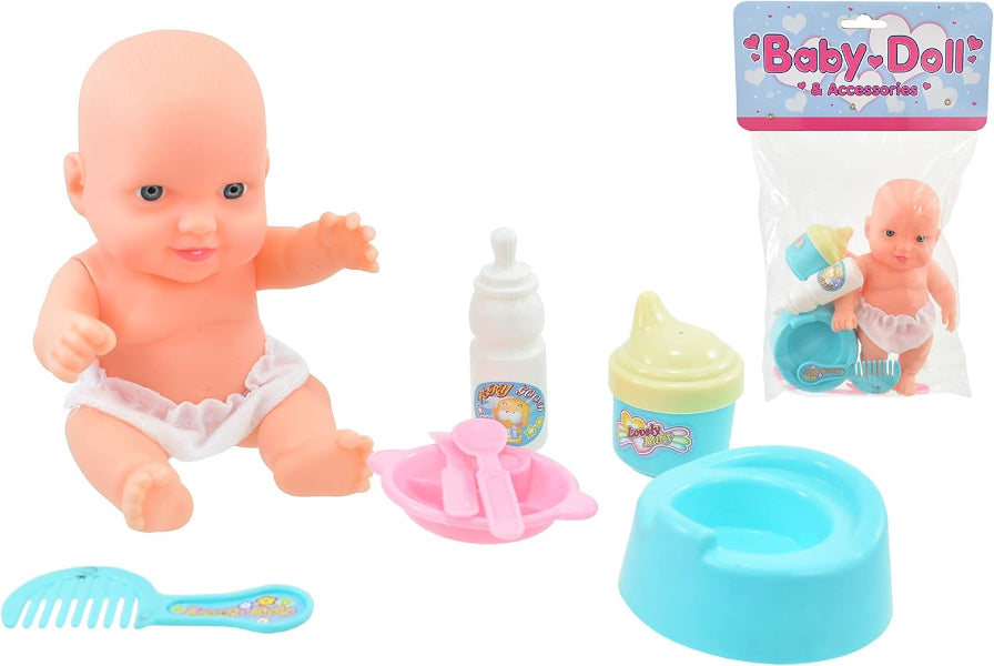 KandyToys Baby Doll & Accessories Playset
