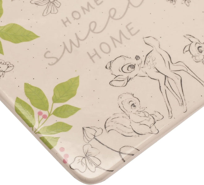 Disney Forest Friends Bambi Plaque 'Home Sweet Home' 14cms