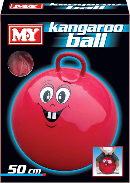 Kandy Toys MY 50cm Smiley Face Space Hopper Kangaroo Ball