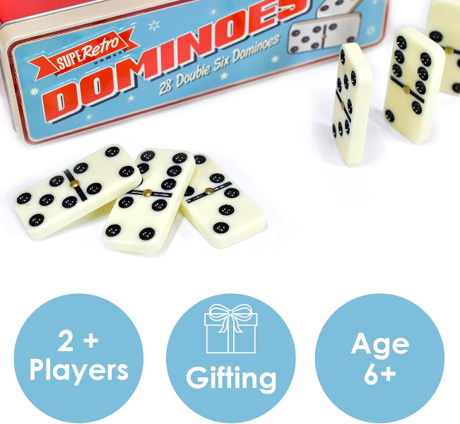 KandyToys SupeRetro 28 Dominoes in Tin