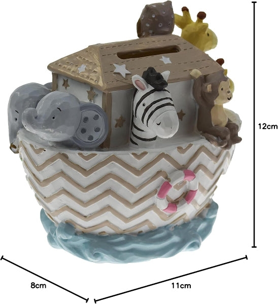 Noah's Ark Resin Money Bank 11cms