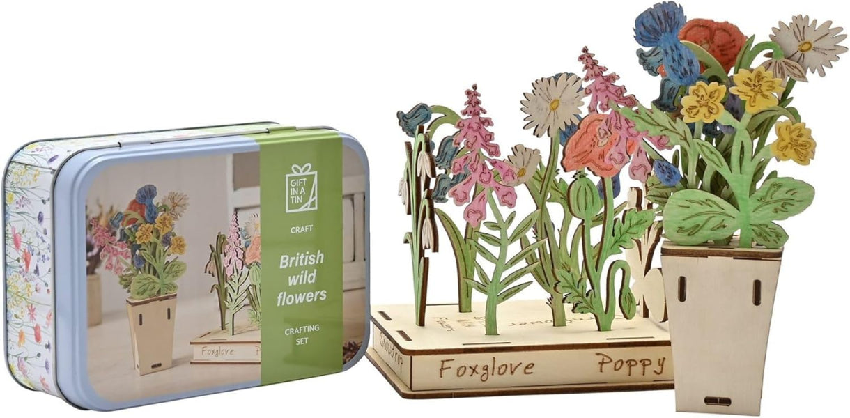 Apples to Pears – Gift in A Tin Crafting Kit - British Wildflowers