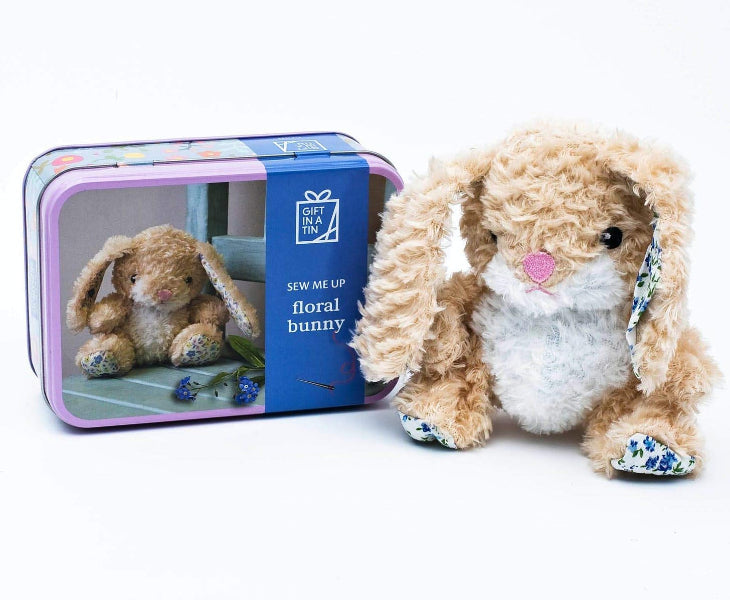 Apples to Pears Sew Me Up Creatures - Floral Bunny