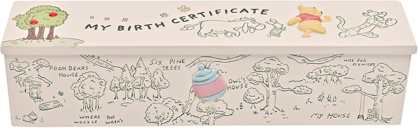 Disney Winnie The Pooh & Friends Birth Certificate Tube 23cms