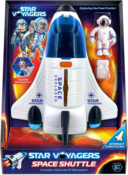 Kandy Toys Space Voyagers Shuttle Astronaut & Shuttle Set