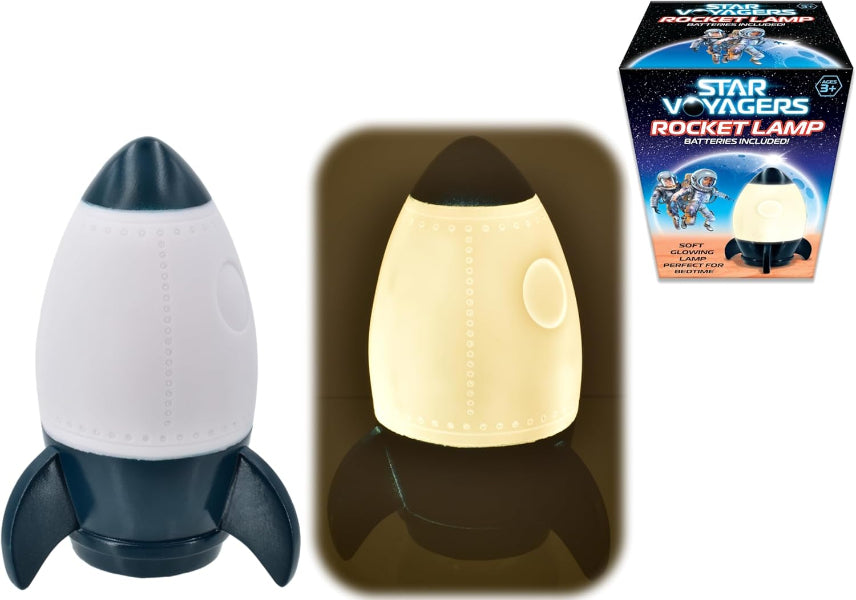Kandy Toys Space Voyagers Rocket Spaceship Shaped Night Light