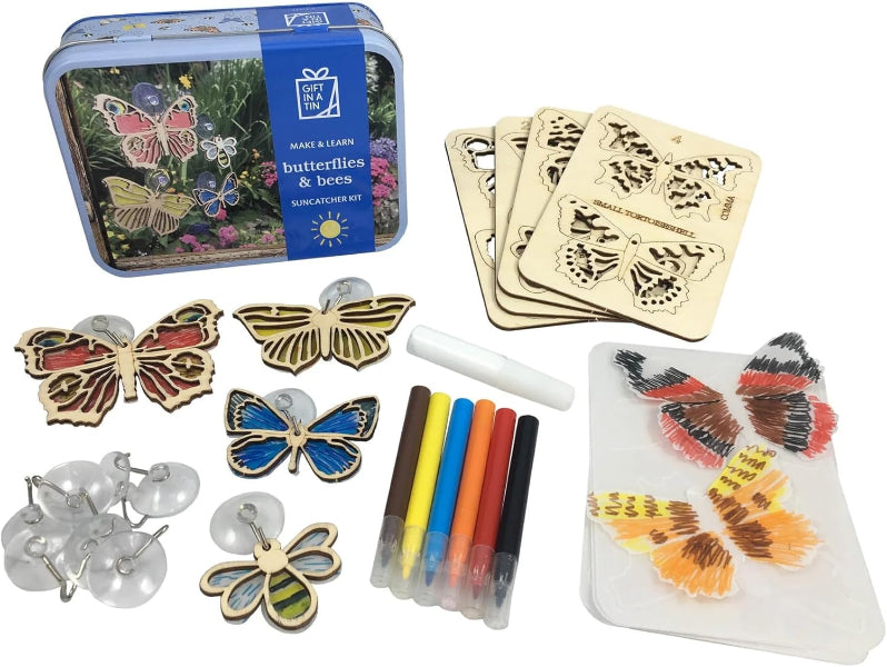 Apples to Pears Butterflies and Bees Sun Catcher Kit