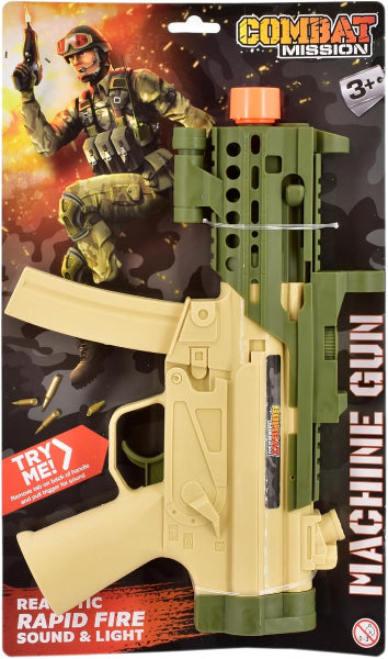 Kandy Toys Combat Mission Kids Toy Lights and Sounds Sub Machine Gun