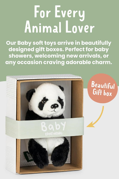 Living Nature Baby Panda Soft Plush Toy