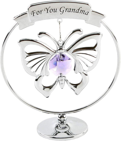 For you Grandma Strass Crystal Butterfly Design by Crystocraft