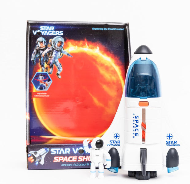 Kandy Toys Space Voyagers Shuttle Astronaut & Shuttle Set