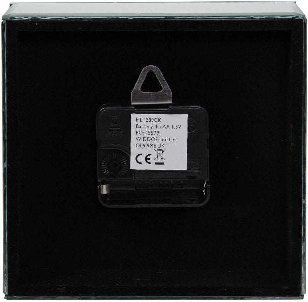 Hestia Crystal Border Mantel Clock