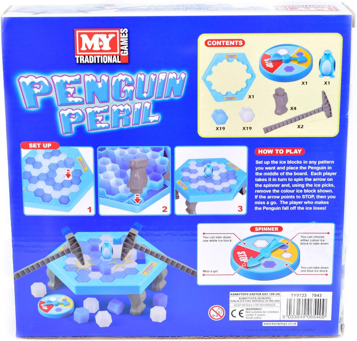 Kandy Toys M.Y Penguin Peril Family Board Game
