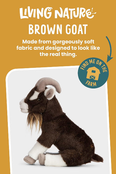 Living Nature Brown Goat 21 cms