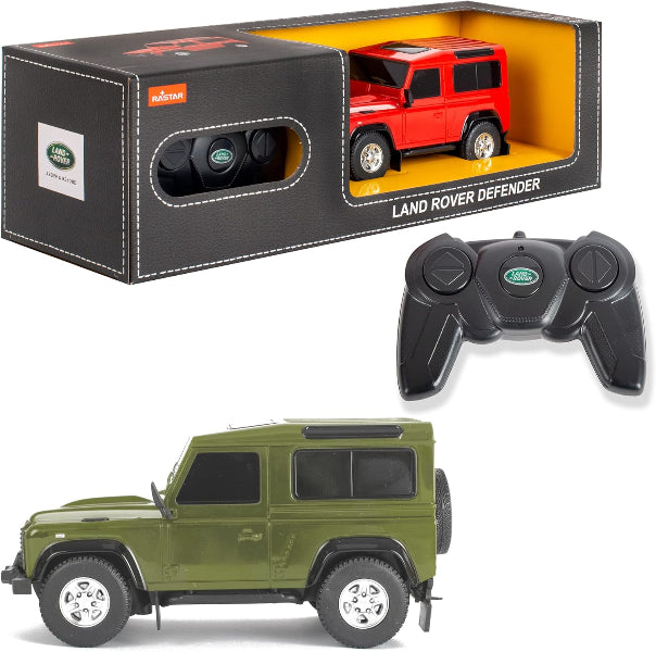 Kandy Toys Remote Control Land Rover Defender | 1:24sc Model 27.145MHz