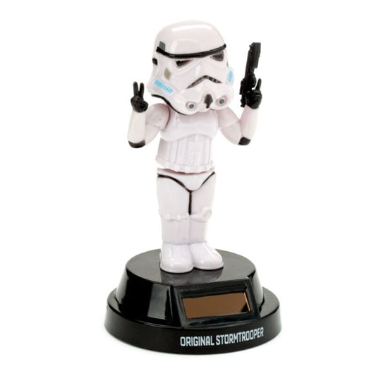 Stormtrooper figurine on a white background