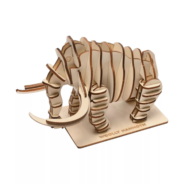 Apples to Pears Build a Wooden Woolly Mammoth