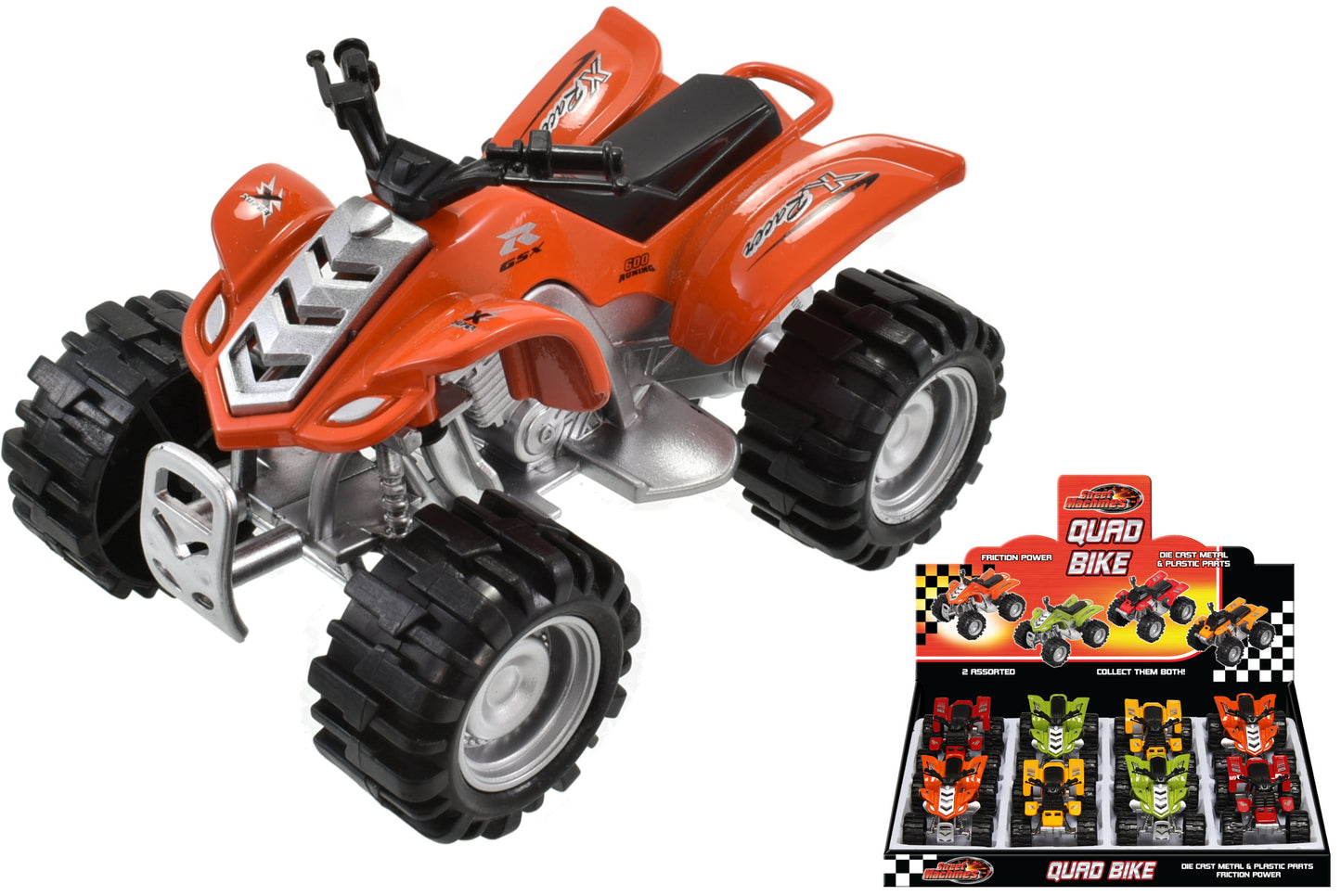 Kandytoys Die Cast Friction Quad Bike