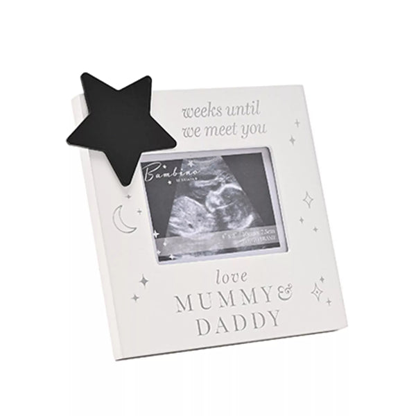 Bambino Countdown Baby Scan Frame Love Mummy & Daddy