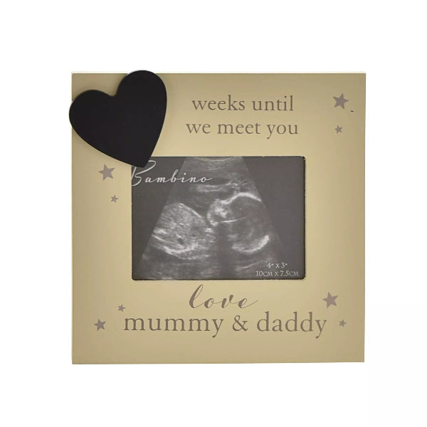 Bambino Countdown Baby Scan Frame Love Mummy & Daddy