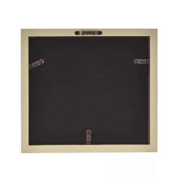 Blackboard with a beige frame on a white background